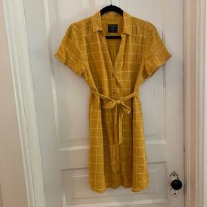 Abercrombie & Fitch Tie-Front Shirt Dress